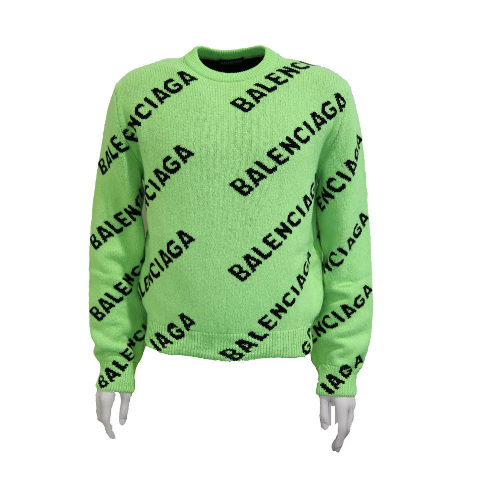 高品質人気SALE Balenciaga - BALENCIAGA バレンシアガ 長袖セーターの