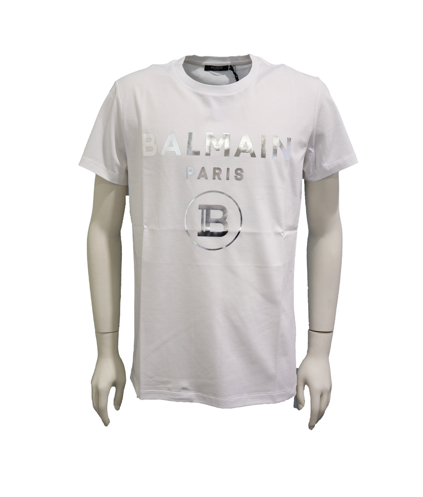 定価18万8100円 BALMAIN バルマン 豪華スパンコールTシャツ XSトップス