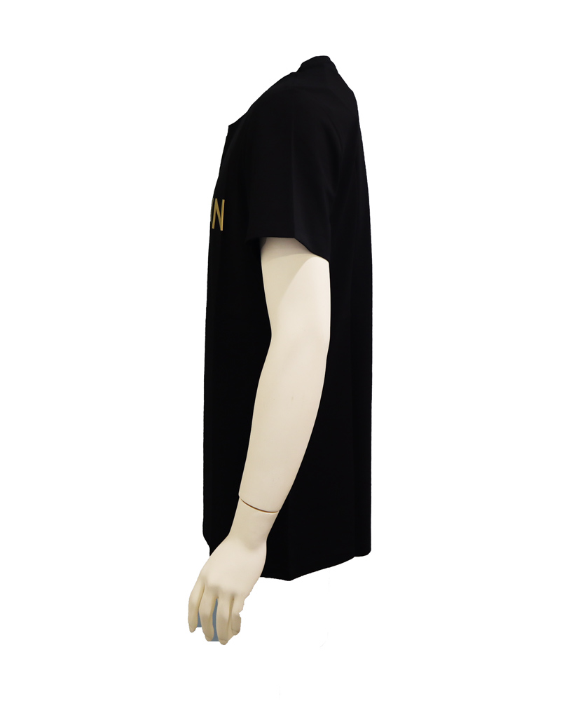 Tシャツ/カットソー専用☆バルマン黒ゴールドと白セット半袖８Ａ120〜130くらい金ロゴゴールド