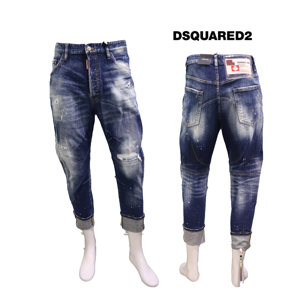 替えボタンタグDsquared2 ディースクエアード2 デニム Combat Jeans