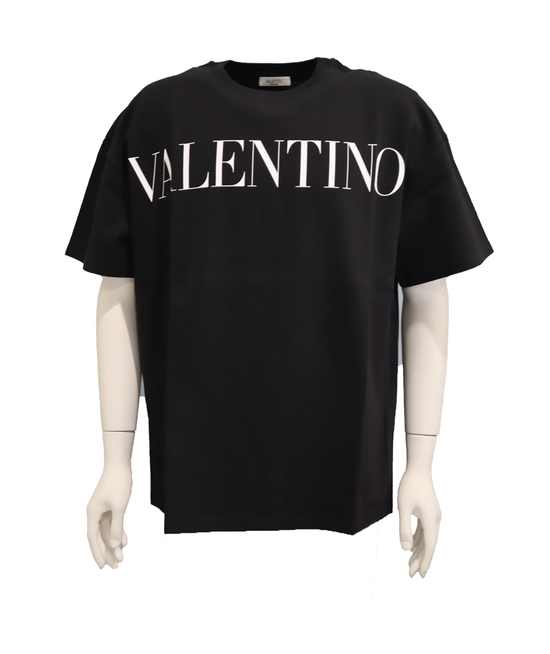 新品 バレンティノ 2V3MG12U95D 0NO コットン Tシャツ /L製品管理タグハンガー