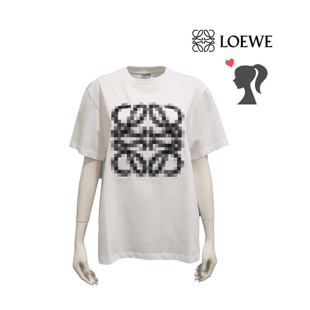 ロエベ LOEWE バーバリウム刺繍 ロゴ Tシャツブランド - Tシャツ ...