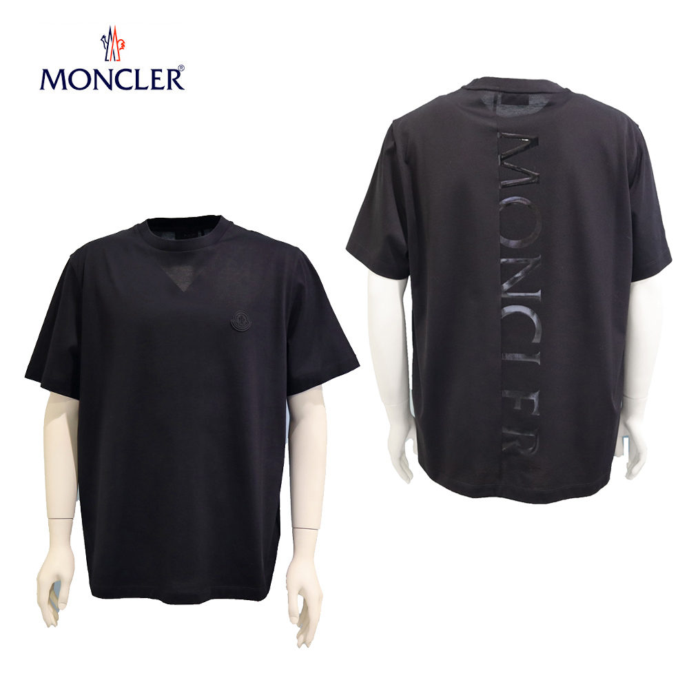 国産品 新品同様 国内正規品 モンクレール バックロゴ Tシャツ 